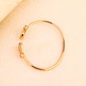 750 Rose Gold Delicate Ladies Kada RLKB396