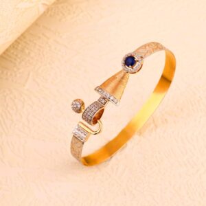 750 Rose Gold Designer Ladies Kada RLKB397