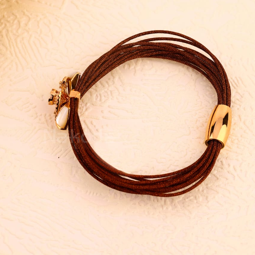 750 Rose Gold Ladies Kada RLKB399 - Image 2