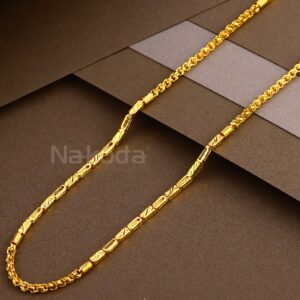 22KT  Gold Gentlmen's Stylish choco Chain MCH30