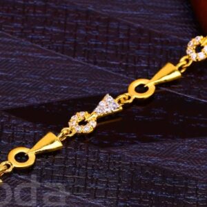 916 Gold Hallmark Ladies Fancy Bracelet LB490