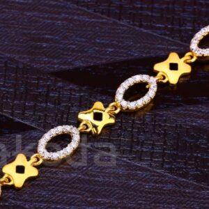 916 Gold Hallmark Classic Ladies Bracelet LB494