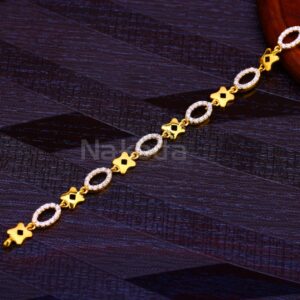 916 Gold Hallmark Classic Ladies Bracelet LB494