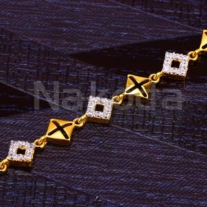 916 Gold Ladies Classic Bracelet LB502