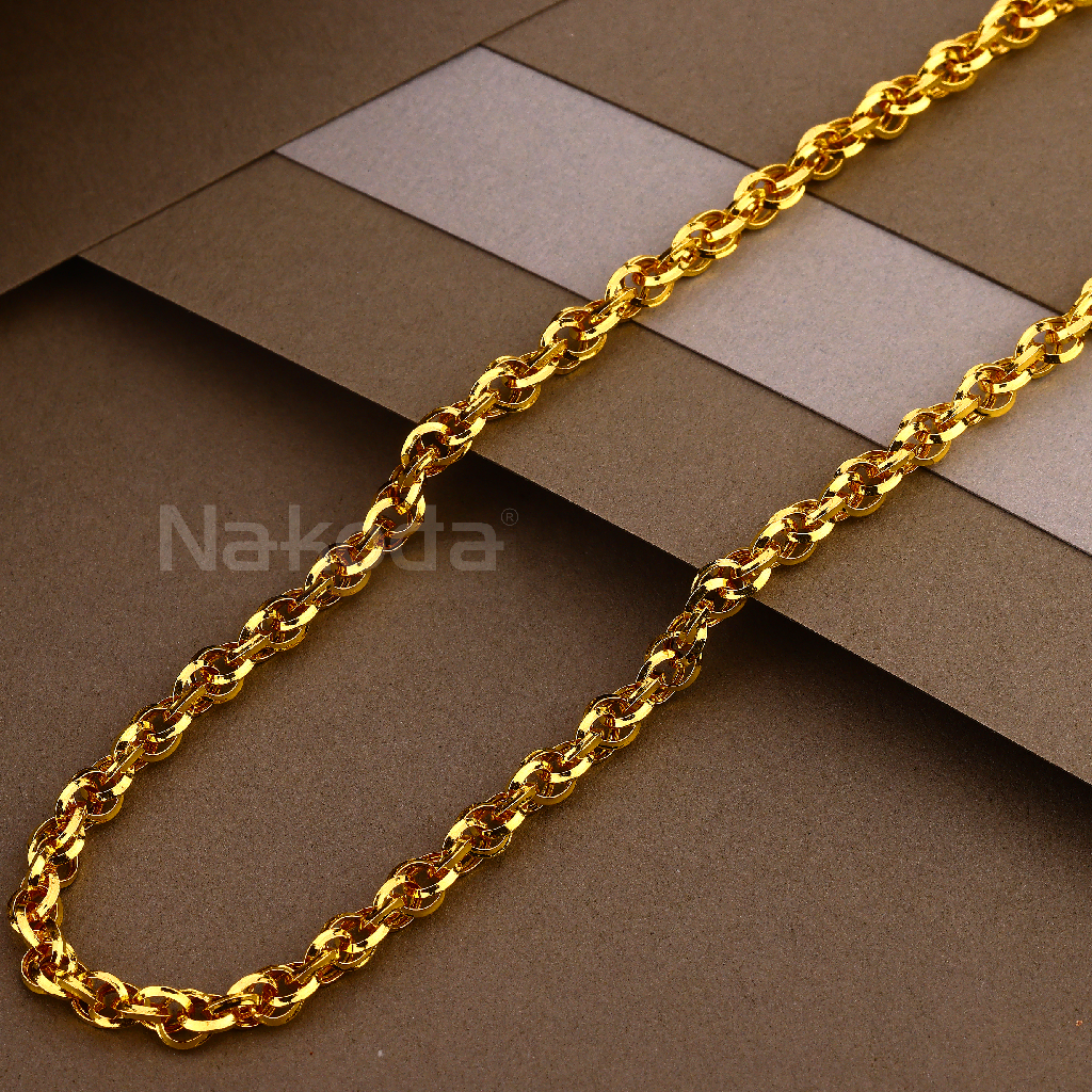 22KT Gold Hallmark Fancy Mens Chock Chain MCH10