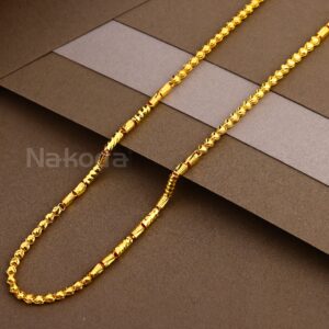 916 Plain Gold Choco Mens Chain-MCH 17