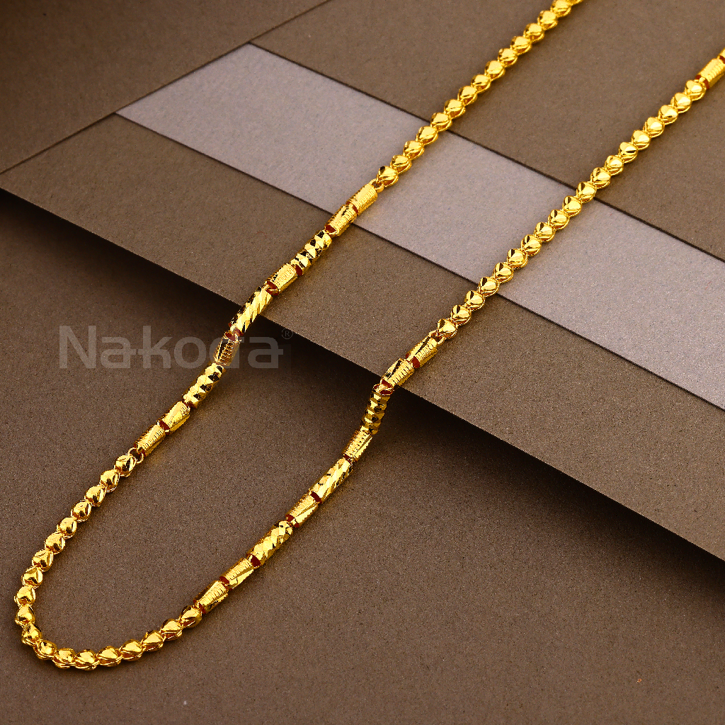 916 Plain Gold Choco Mens Chain-MCH 17