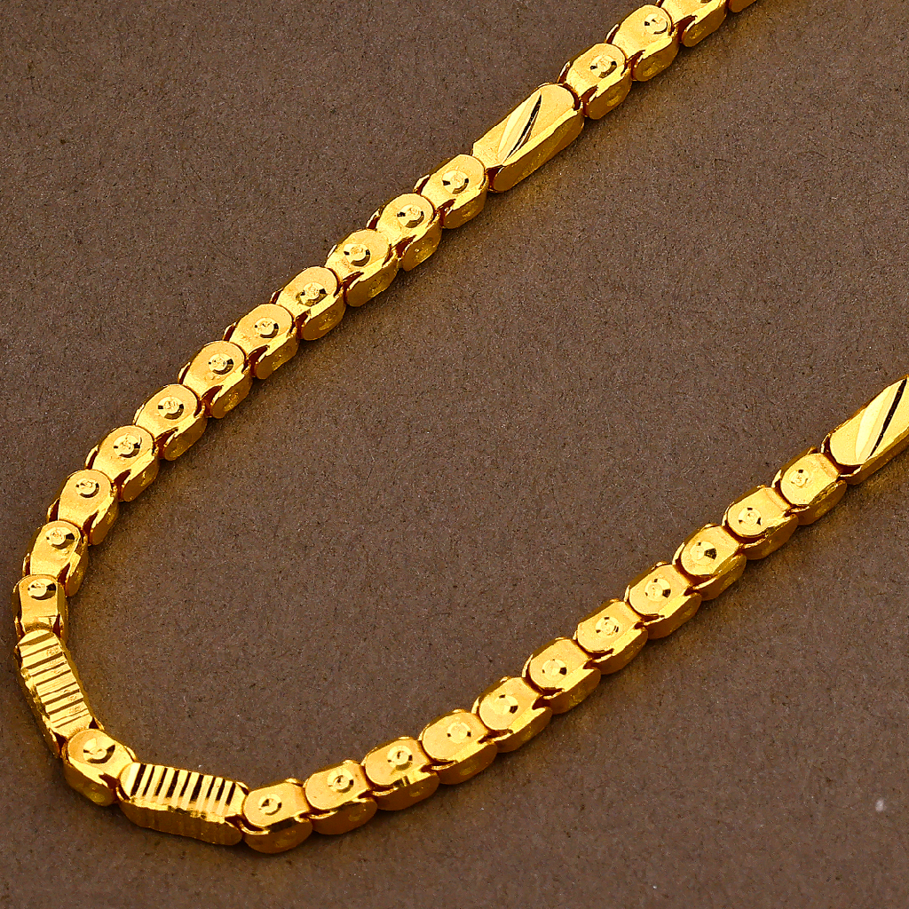 916 gold designer mens hollow chain mhc21 - Image 2