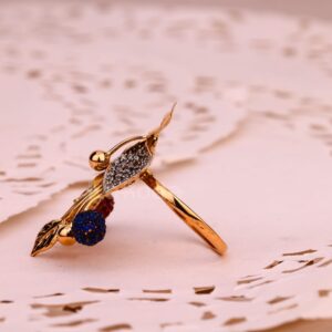 750 Rose Gold Ladies Exclusive Ring RLR884