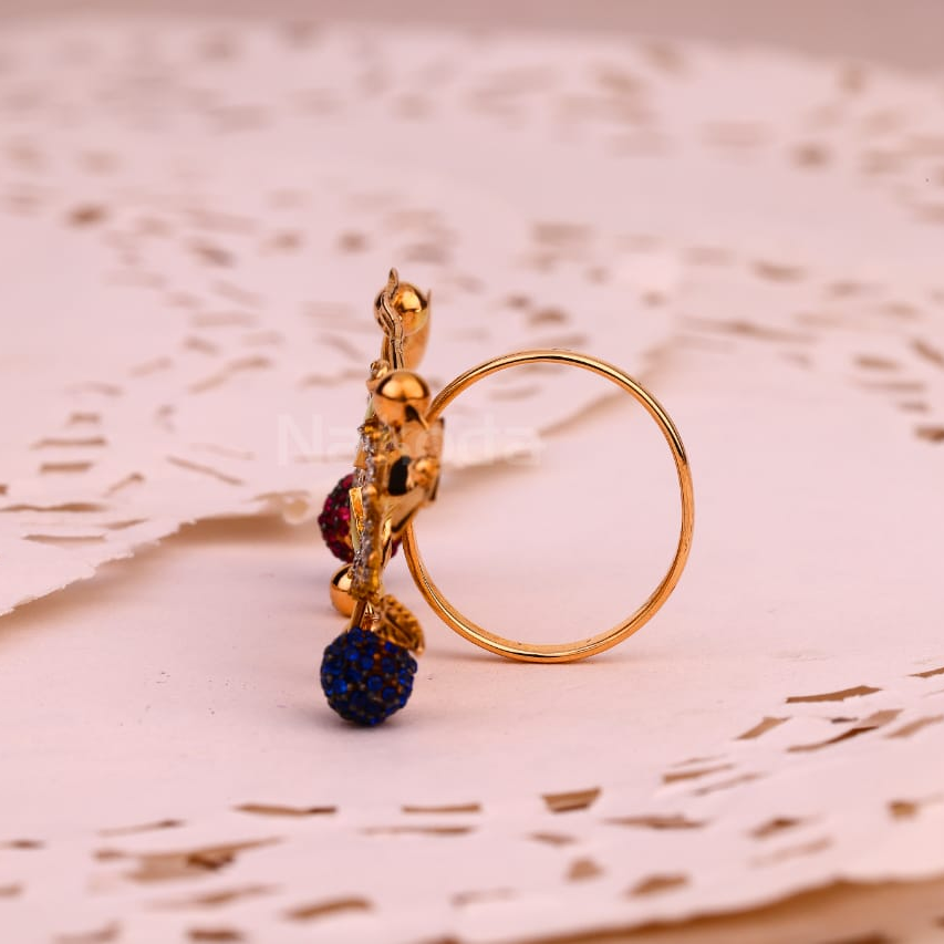 750 Rose Gold Classic Ladies Ring RLR881 - Image 2