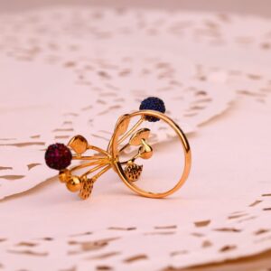 750 Rose Gold Ladies Stylish Ring RLR880