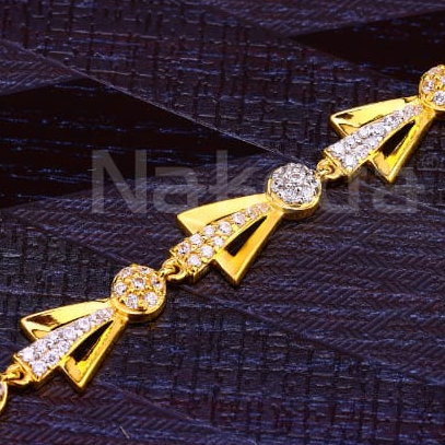 916 Gold Ladies Stylish Bracelet LB478 - Image 2