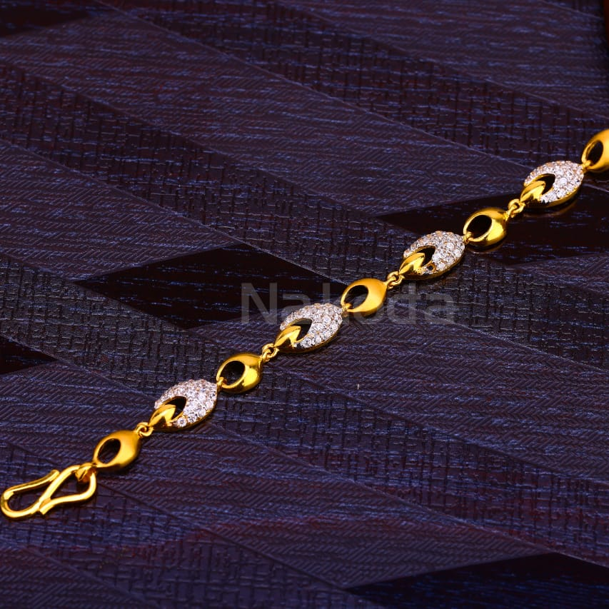 916 Gold Ladies Gorgeous Bracelet LB480