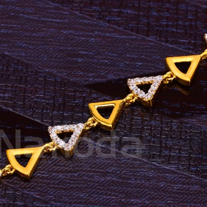 916 Gold Ladies Exclusive Bracelet LB484 - Image 2