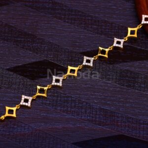 916 Gold Ladies Delicate Bracelet LB486