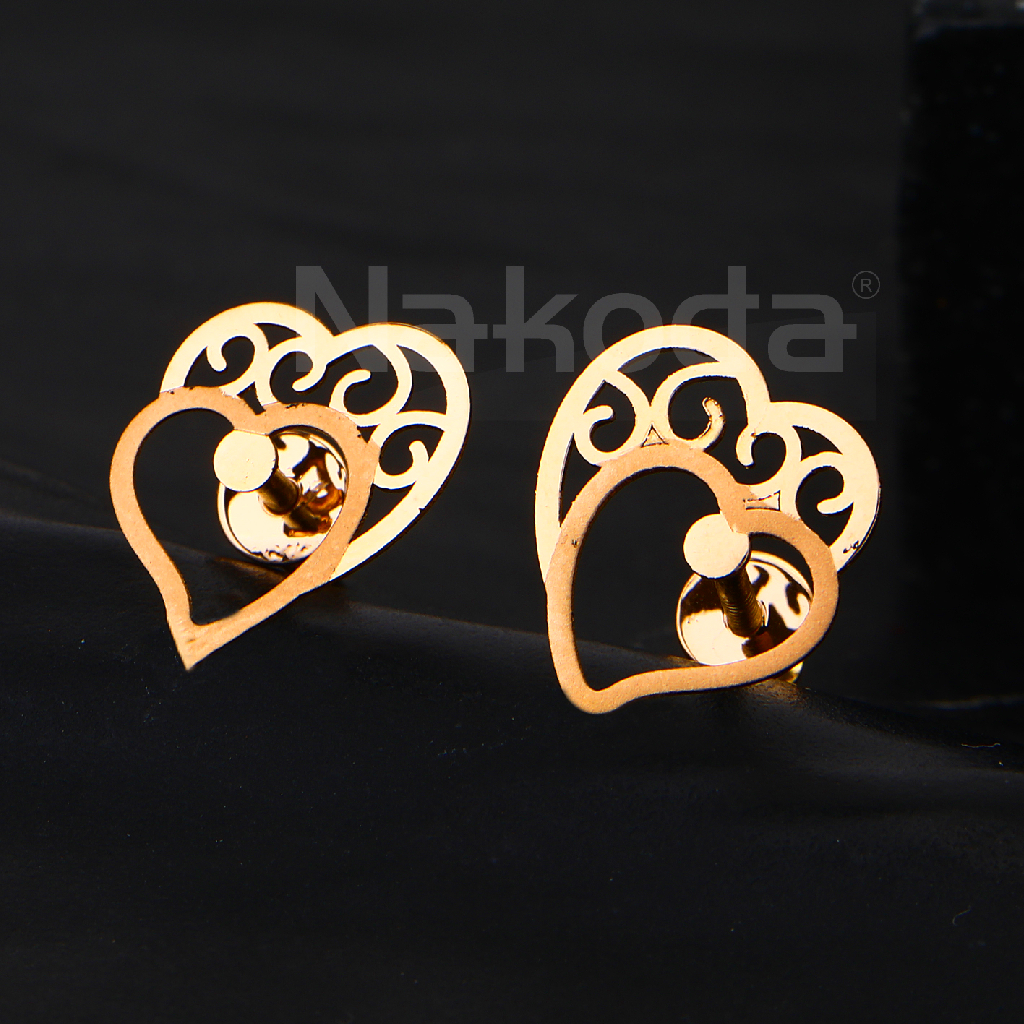 18CT Rose Gold Women's Gorgeous Hallmark Earring RE271