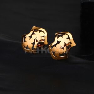 18CT Rose Gold Women's Fancy Hallmark Earring RE272