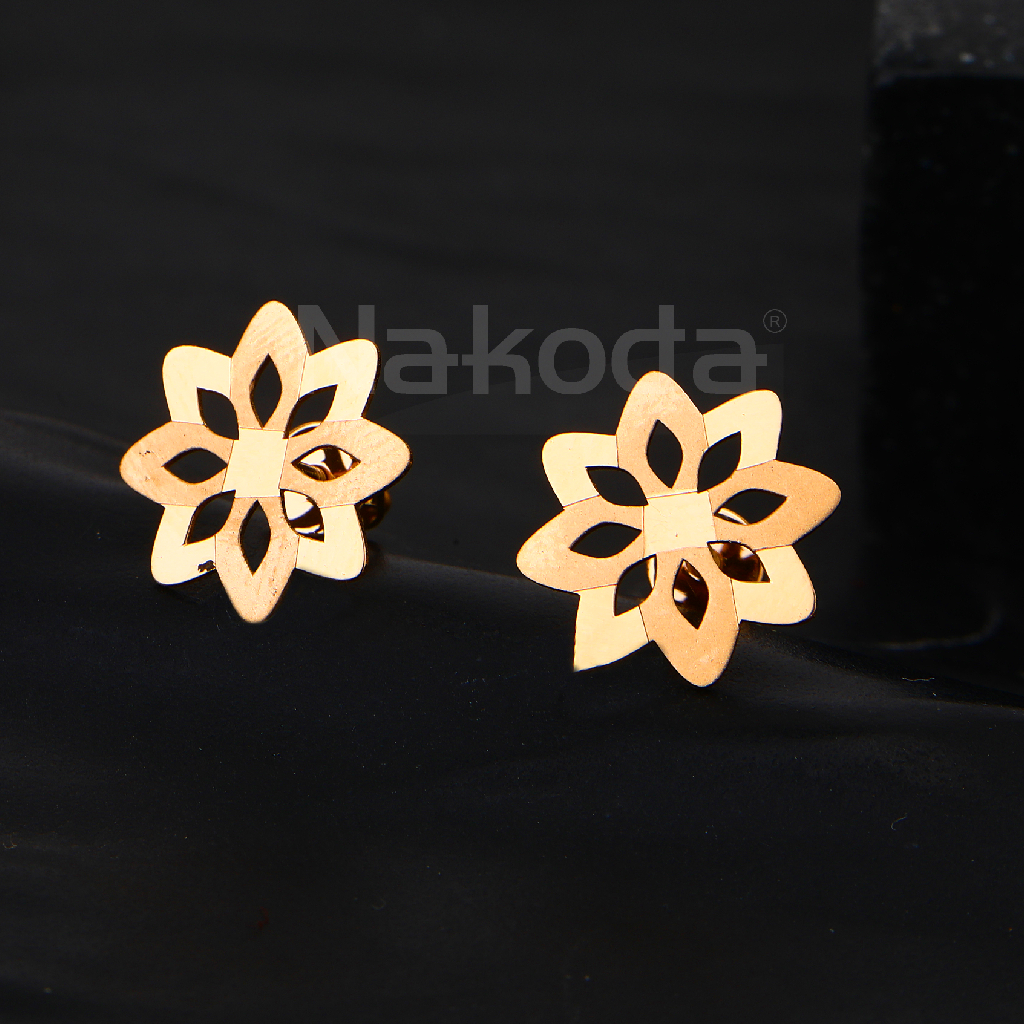 18CT Rose Gold Women's Exclusive Hallmark Earring RE273