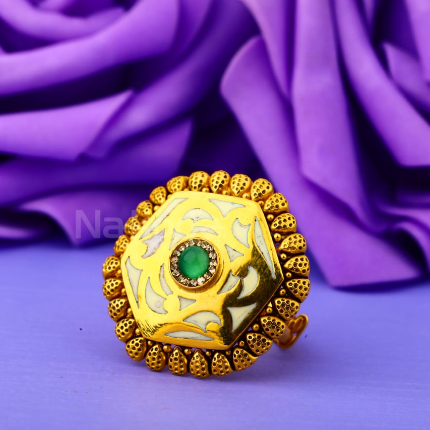22KT Gold Antique Ladies Classic Ring LAR309