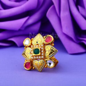 916 Gold CZ Antique Ladies Delicate Ring LAR298