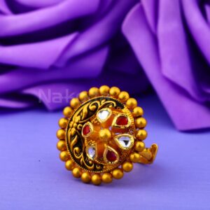 916 Gold Hallmark Antique Ladies Classic Ring LAR283