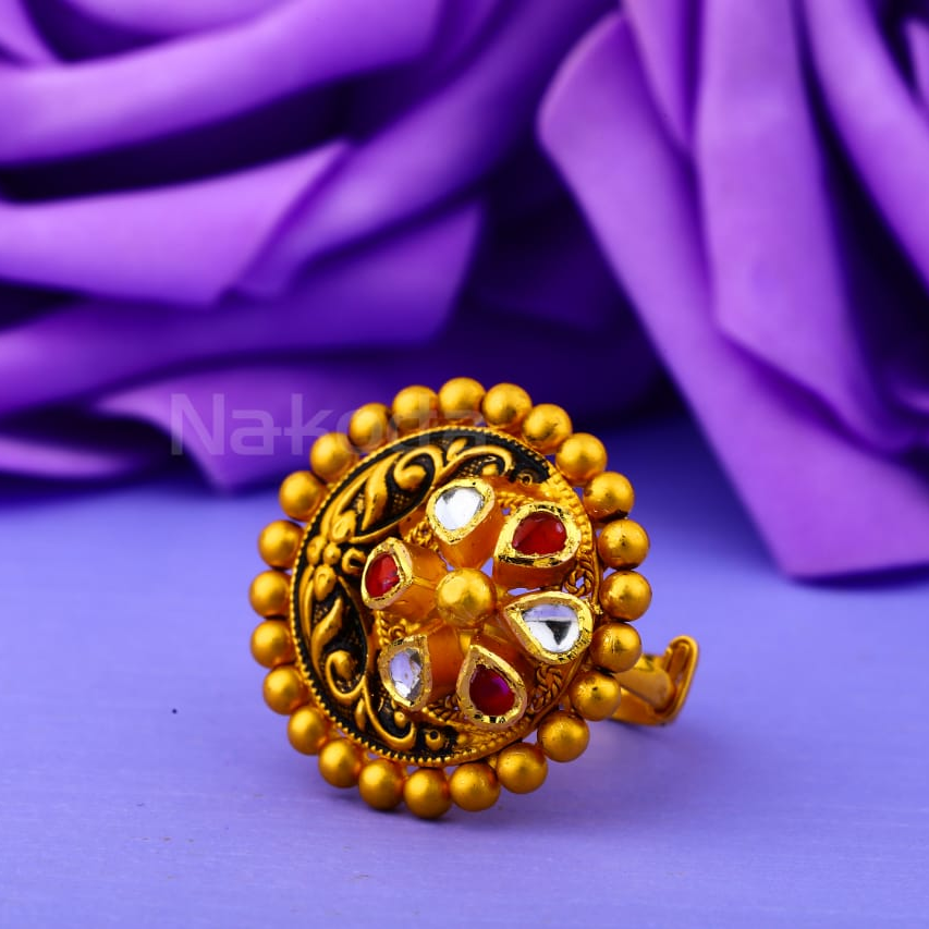 916 Gold Hallmark Antique Ladies Classic Ring LAR283