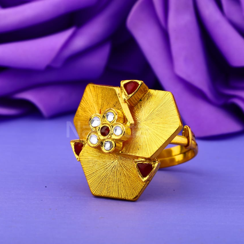 916 Gold Ladies Classic Antique Ring LAR291