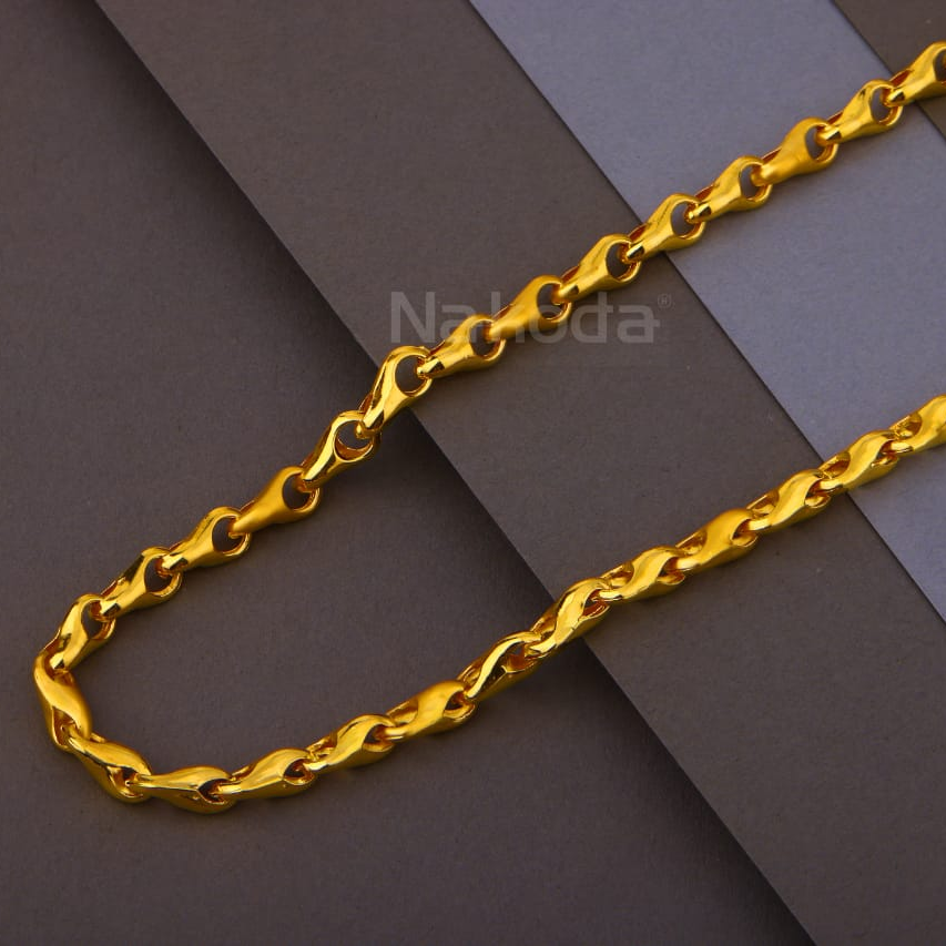 916 Gold Mens Classic Choco Chain MCH795