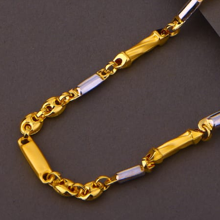 916 Gold Mens Choco Chain MCH794 - Image 2