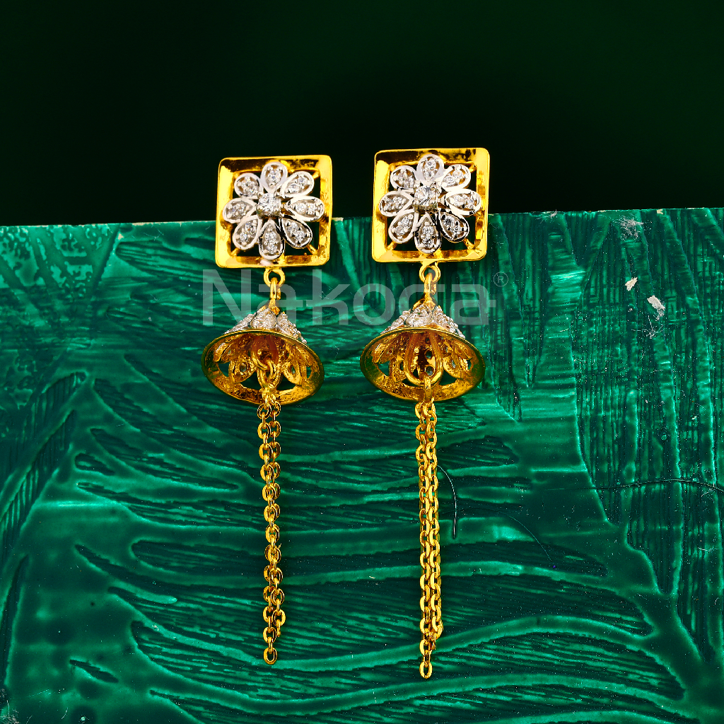 22CT Gold Ladies Stylish Jhummar Earring LJE416