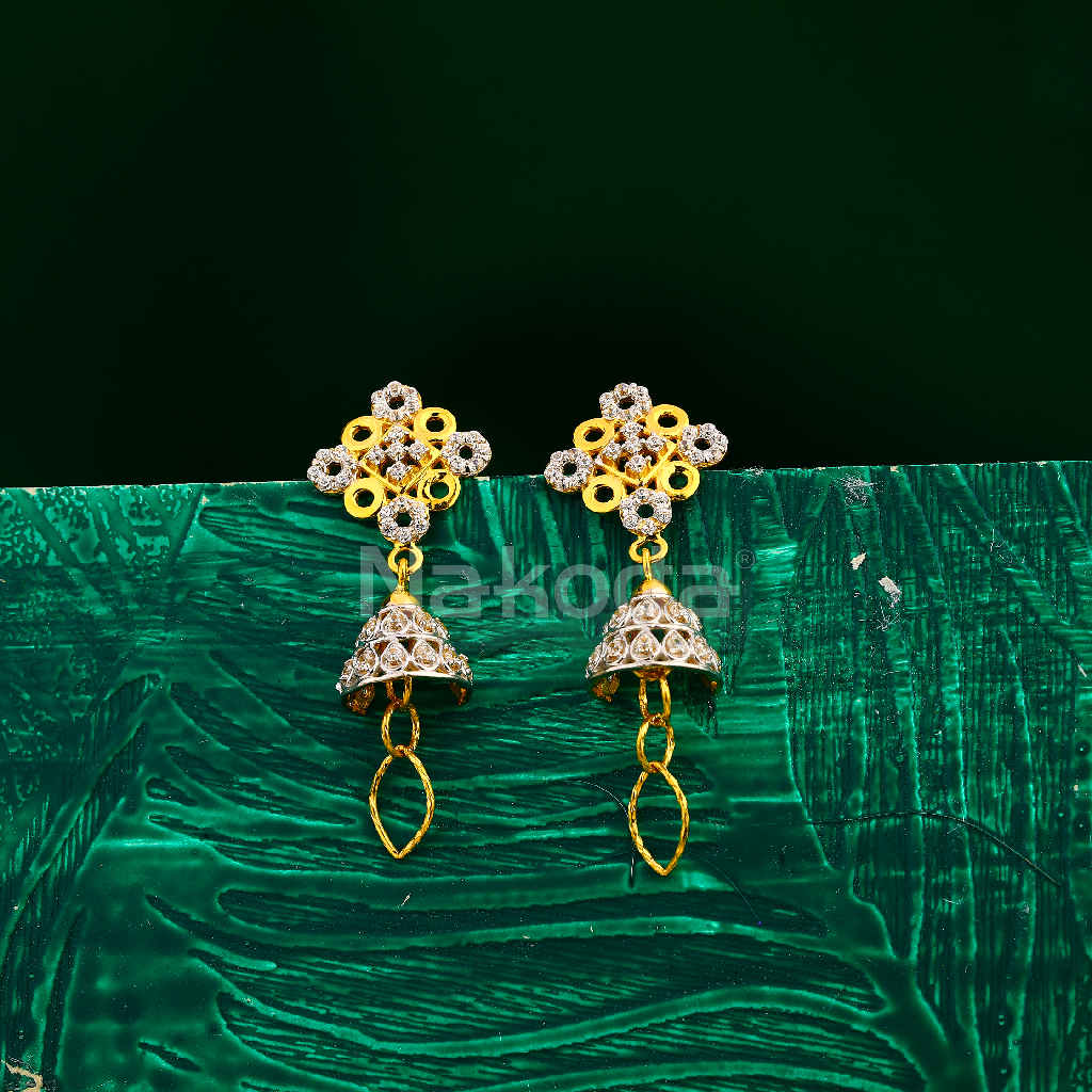 22CT Gold Ladies Designer Jhummar Earring LJE410