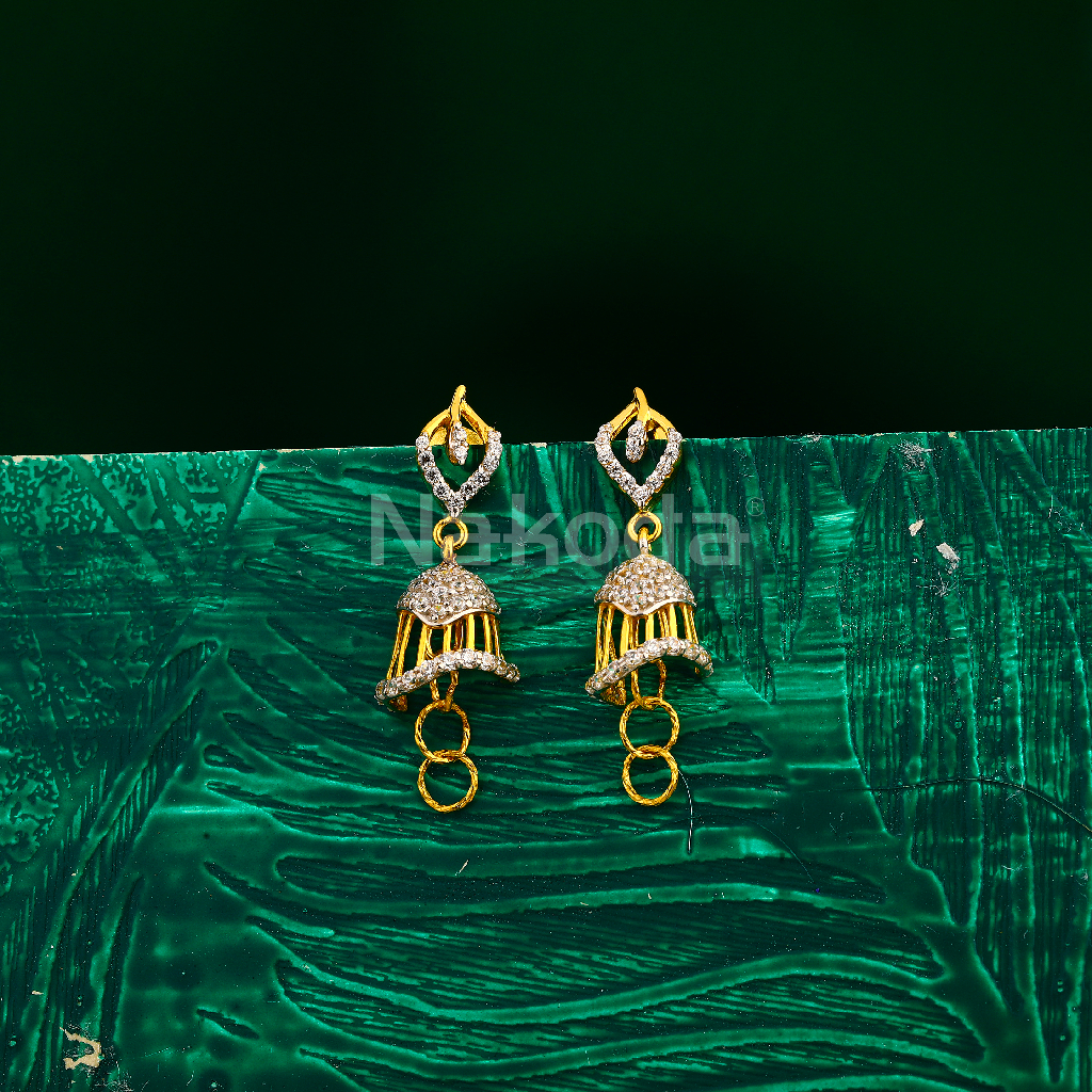 22CT Gold Ladies Classic Jhummar Earring LJE409