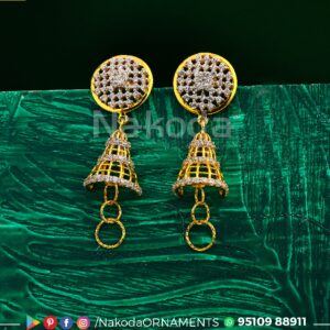 22KT Gold Women's Hallmark Gorgeous Jhummar Earring LJE406