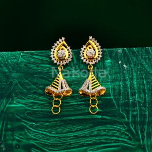 22KT Gold Women's Hallmark Delicate Jhummar Earring LJE403