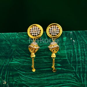 22KT Gold Ladies Delicate Jhummar Earring LJE395