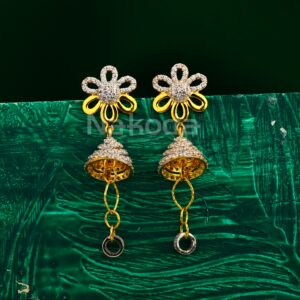 916 Gold Women's Hallmark Exclusive Jhummar Earring LJE388