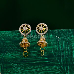 916 Gold Women's Hallmark Classic Jhummar Earring LJE385