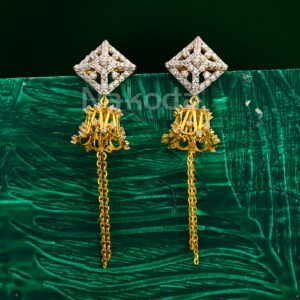 916 Gold Ladies Gorgeous  Jhummar Earring LJE382