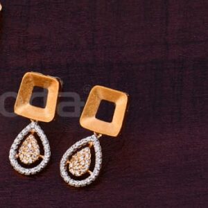 750 Rose Gold CZ Ladies Gorgeous Necklace Set RN392