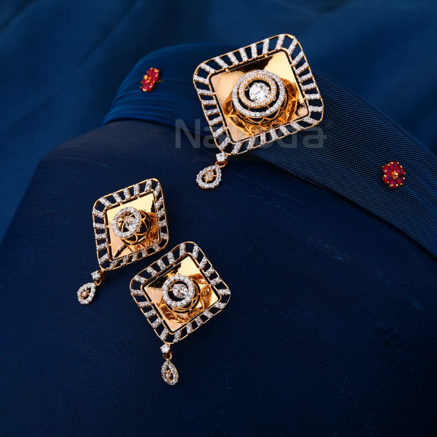 750 Rose Gold Hallmark Ladies Exclusive Necklace set RN402