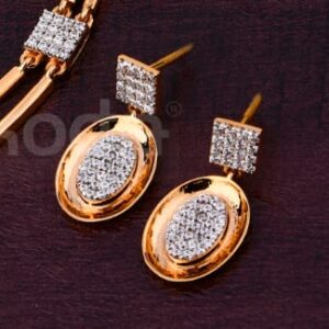 750 Rose Gold Hallmark Ladies Delicate Necklace set RN390