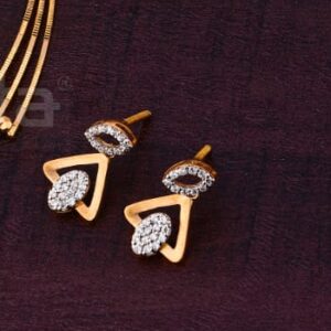 750 Rose Gold Hallmark Ladies Necklace set RN388