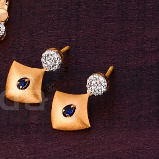 750 Rose Gold Ladies Fancy Necklace set RN384 - Image 2