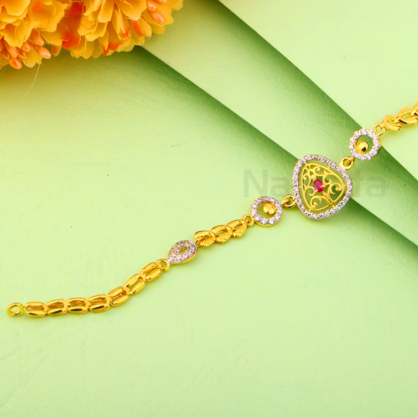 22KT Gold Hallmark Designer Ladies Bracelet LB522