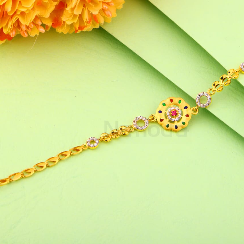 22KT Gold Hallmark Delicate Ladies Bracelet LB523