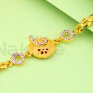 22KT Gold Hallmark Classic Ladies Bracelet LB524