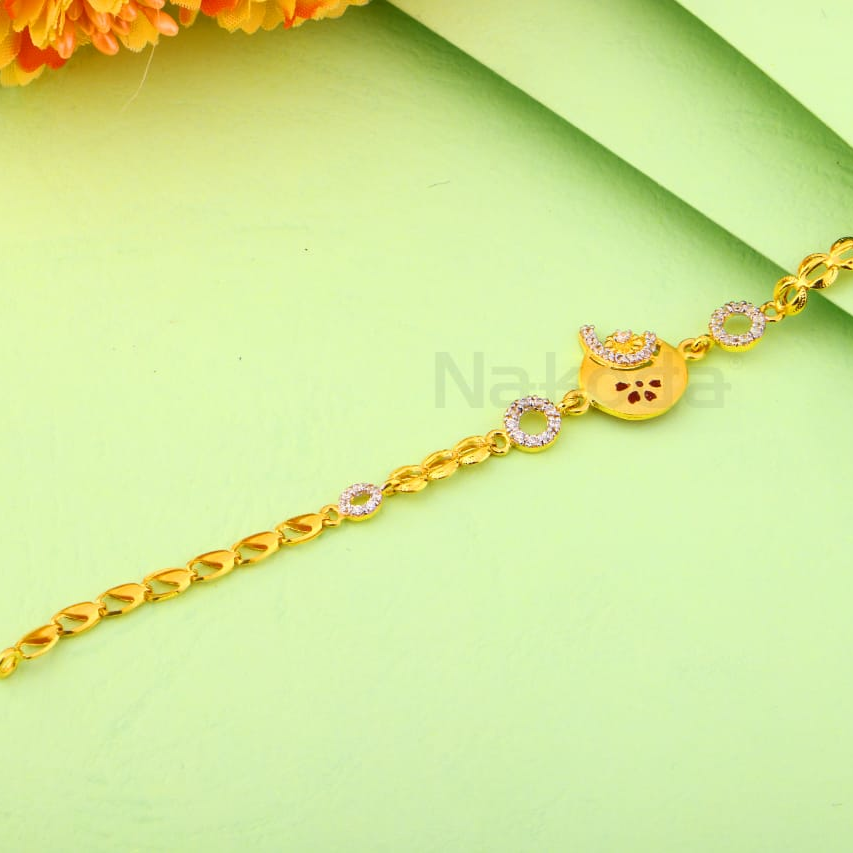 22KT Gold Hallmark Classic Ladies Bracelet LB524