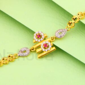 22KT Gold Ladies Fancy Bracelet LB515