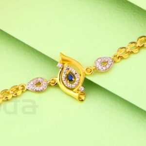 916 Gold CZ Hallmark Ladies Exclusive Bracelet LB508