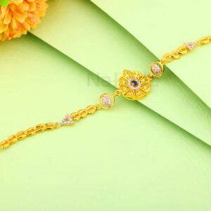 916 Gold CZ Ladies Exclusive Bracelet LB562